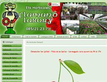 Tablet Screenshot of ets-horticoles-flamand.be